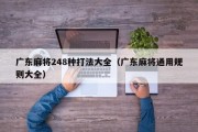 广东麻将248种打法大全（广东麻将通用规则大全）