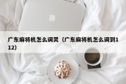 广东麻将机怎么调灵（广东麻将机怎么调到112）